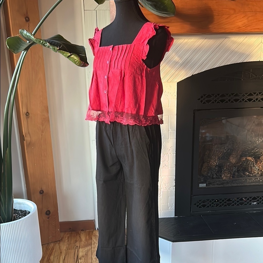 Preeya Closet Black Wide-Leg Pants - Picture 8 of 8